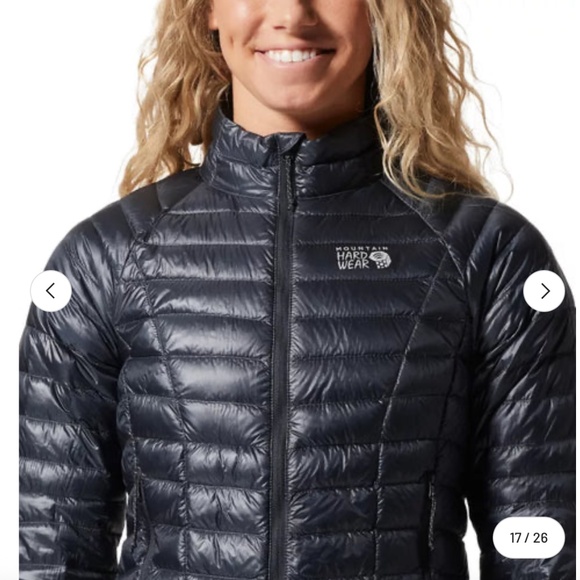 MOUNTAIN HARDWARE “Ghost Whisperer” UL 800 Fill Down Jacket in Blue Slate: Sz S - Picture 4 of 11